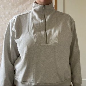 everlane zip up sweatshirt